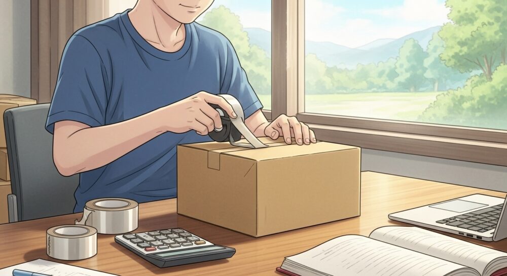 商品がぬれないようにする