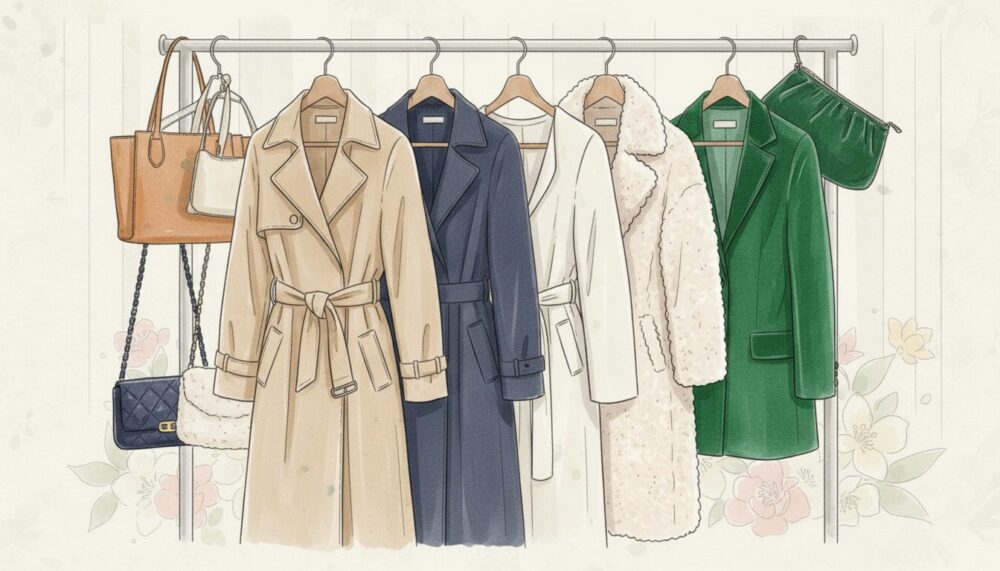 厚手の服やバッグ