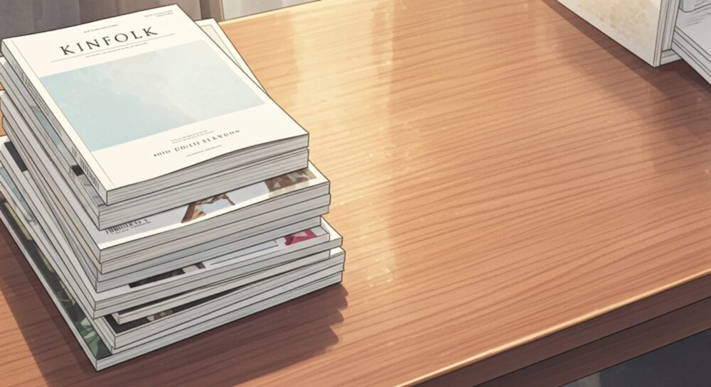 中綴じ雑誌の解体方法