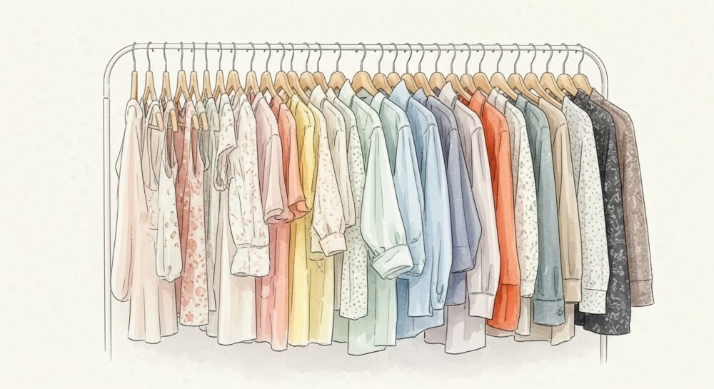 小物はメンカラでそろえる