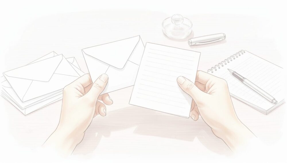 手紙の長さはどれくらいが適切？