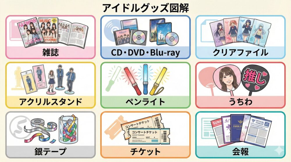 【種類別】ジャニオタグッズの収納方法