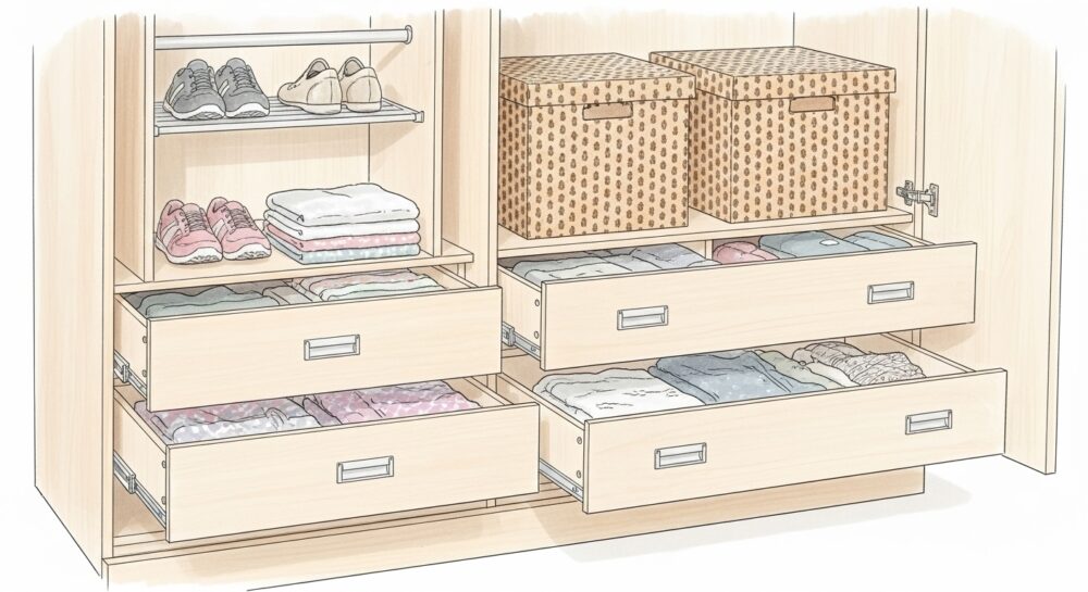 収納スペースがない