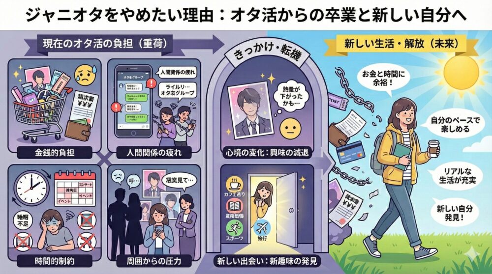 ジャニオタをやめたいと思う理由