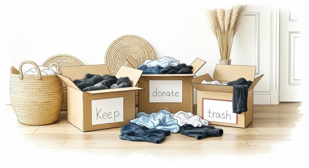 不用品の処分方法を確認する